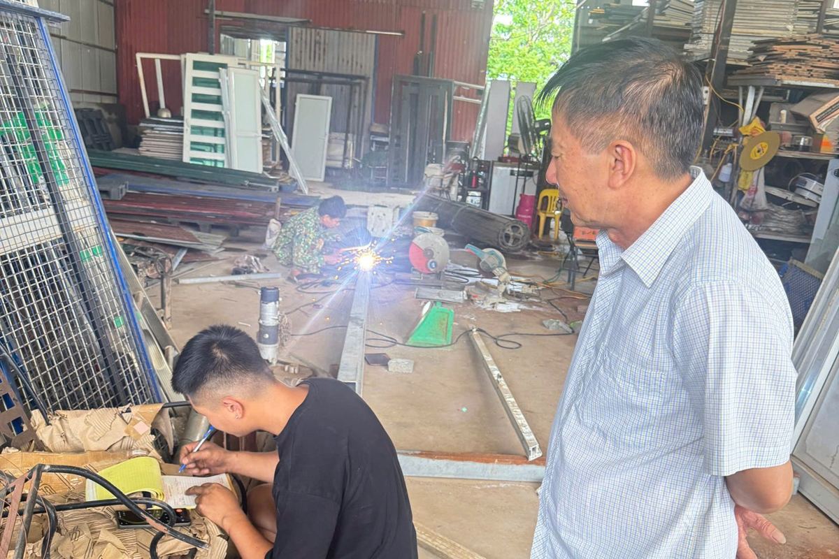 Một góc xưởng cơ khí